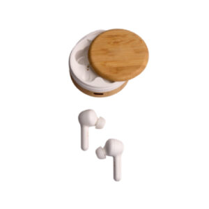 WANGARI Cherry Bamboo Wireless Earbuds