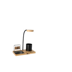 Fuzo Auburn Multi-Functional Bamboo Desk Utility-Natural
