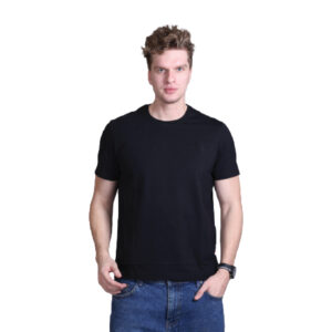 Indian Terrain Round Neck T-Shirt-Black