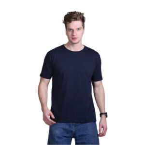 Indian Terrain Round Neck T-Shirt-Navy Blue