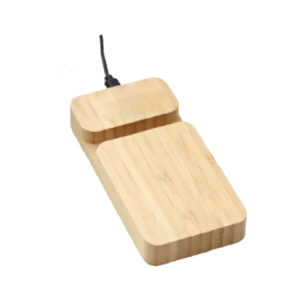 IGP Wireless Powerbank with Phone Stand-Wood