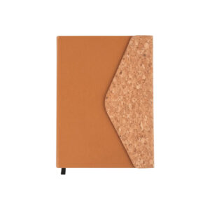 Power Plus Cork Magnetic Envelope style Notebook-Brown/Cork