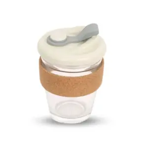 IGP Chic Glass Travel Mug-Ivory/Cork