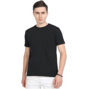 Caslay Sustainable Crew Neck T-Shirt - Black
