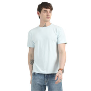 Caslay Sustainable Organic Crew Neck T-Shirt -Ice Water