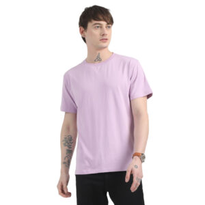 Caslay Sustainable Organic Crew Neck T-Shirt -Lavender
