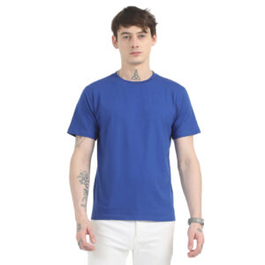 Caslay Sustainable Organic Crew Neck T-Shirt -Royal Blue