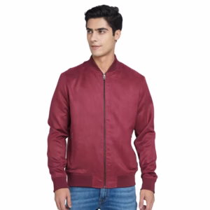 Jack & Jones Suede Jacket-Wine