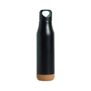 MG Insulated Flask-Black/Cork